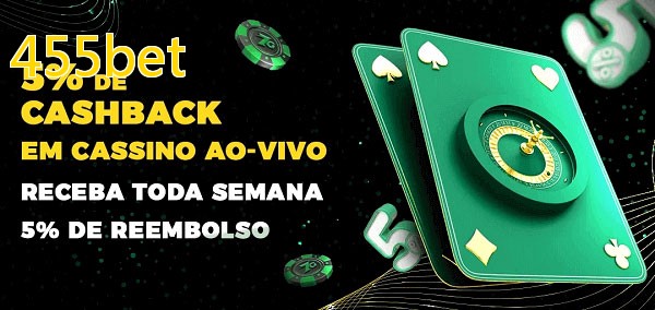 Promoções do cassino ao Vivo 455bet